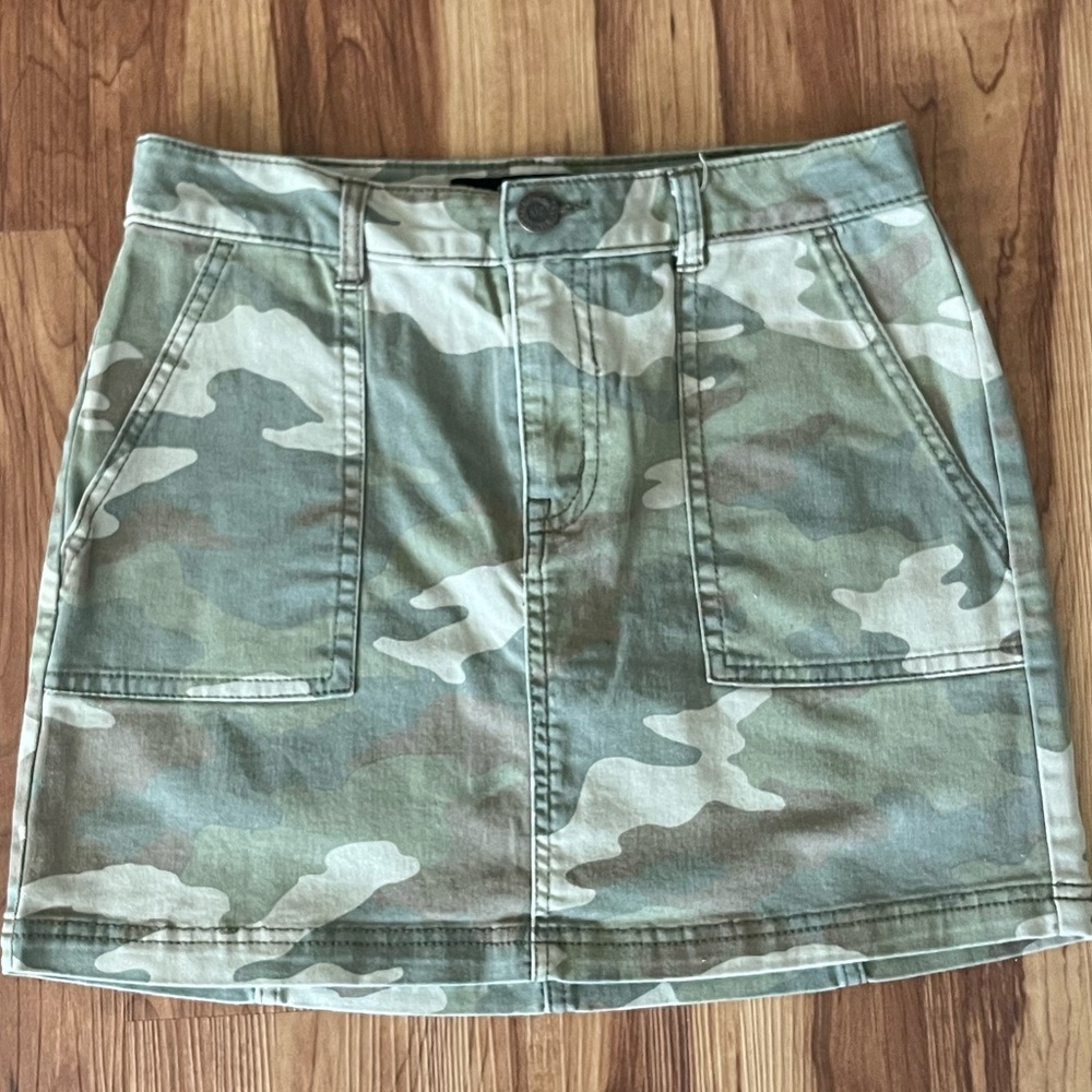 Camouflage Mini Skirt